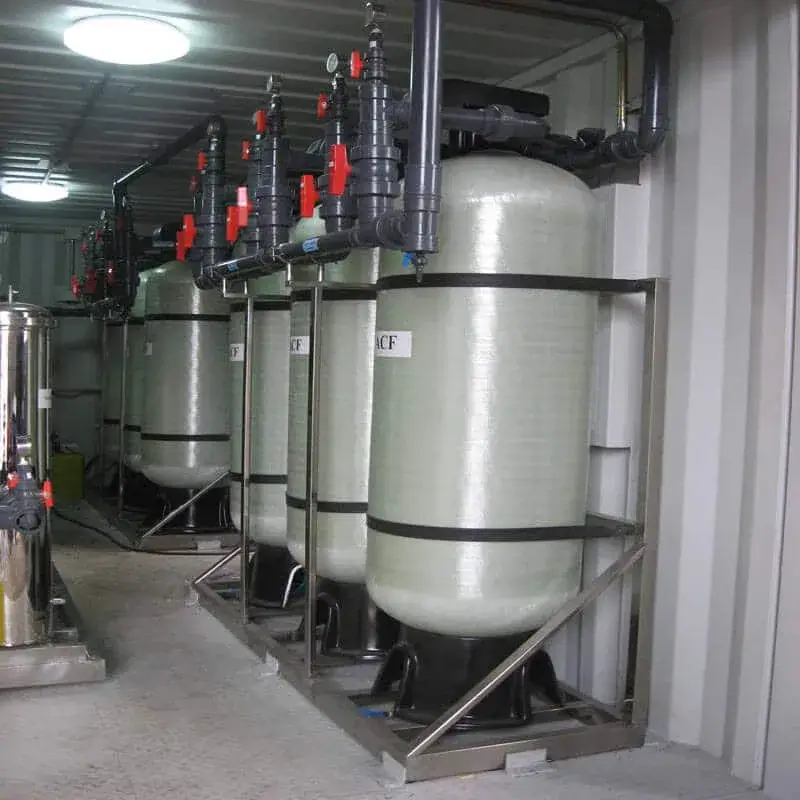 100TPD Equipamento móvel de abastecimento de água 100TPD Equipamento móvel de abastecimento de água