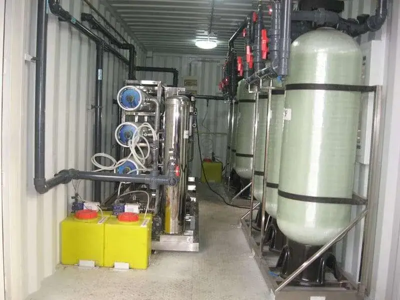 100TPD Equipamento móvel de abastecimento de água 100TPD Equipamento móvel de abastecimento de água