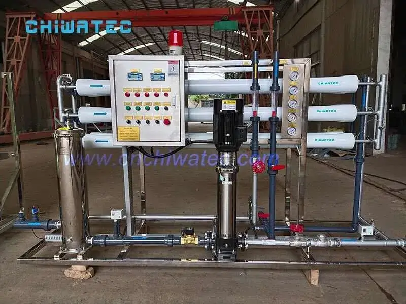 Purificação de água CHIWATEC 3000LPH RO Purificação de água CHIWATEC 3000LPH RO