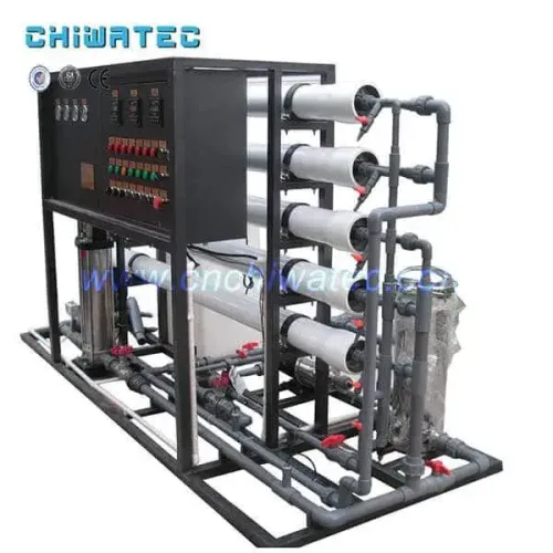 Operación automática de tratamiento de agua comercial