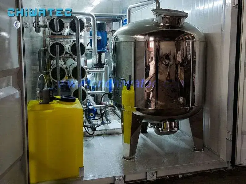 Containerized 20TPH Double Pass RO Containerized 20TPH Double Pass RO