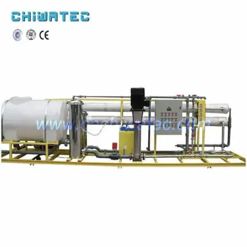 Purificación de agua comercial potable