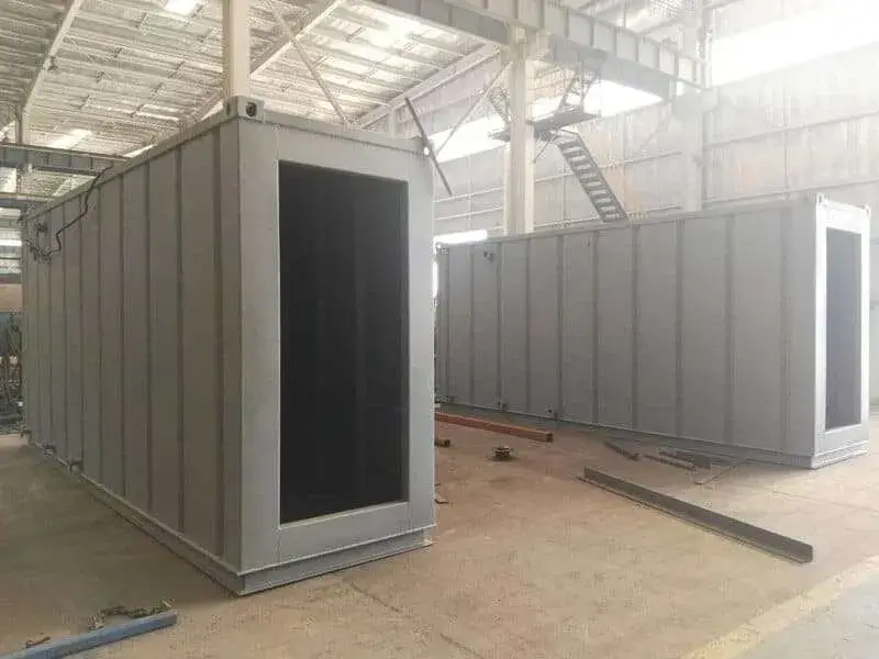 Sistema de tratamiento de aguas residuales vivas en contenedores MBR Sistema de tratamiento de aguas residuales vivas en contenedores MBR