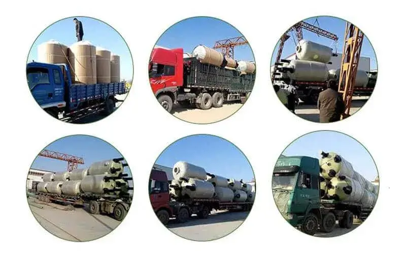tanque de transporte FRP